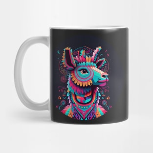 A llama in a celebratory mood Mug